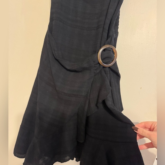 Black Asymmetrical Dress - Picture 3 of 6